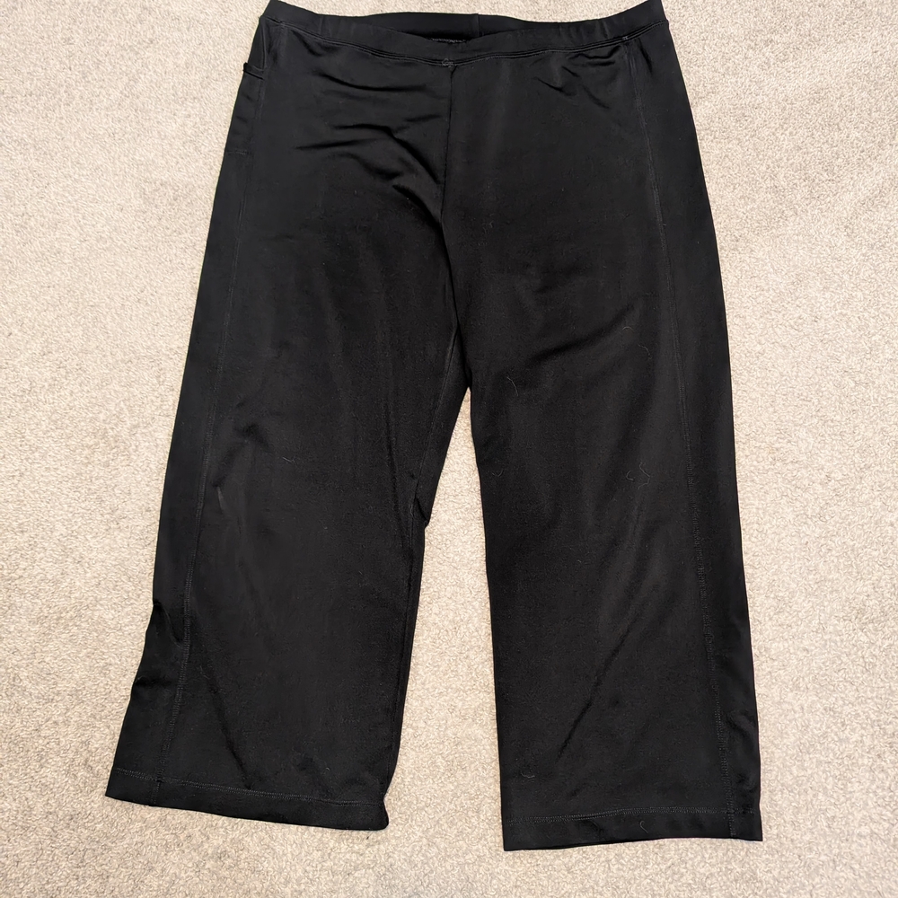 3 For $12 Black Wide-Leg Pants